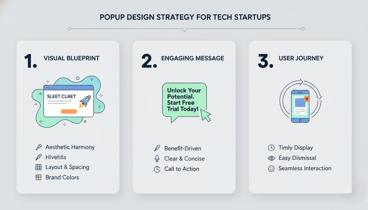 3 Steps to Design Effective Popups for Tech Startup