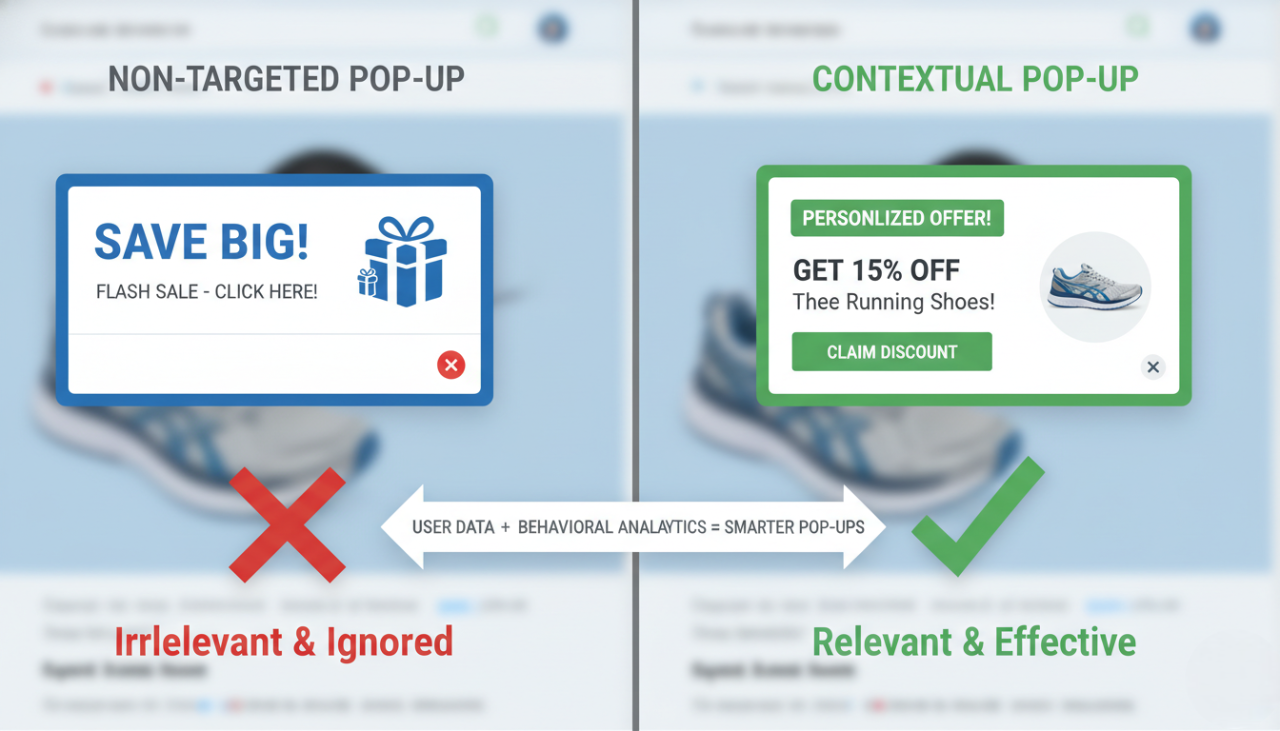 Non-Targeted Popups