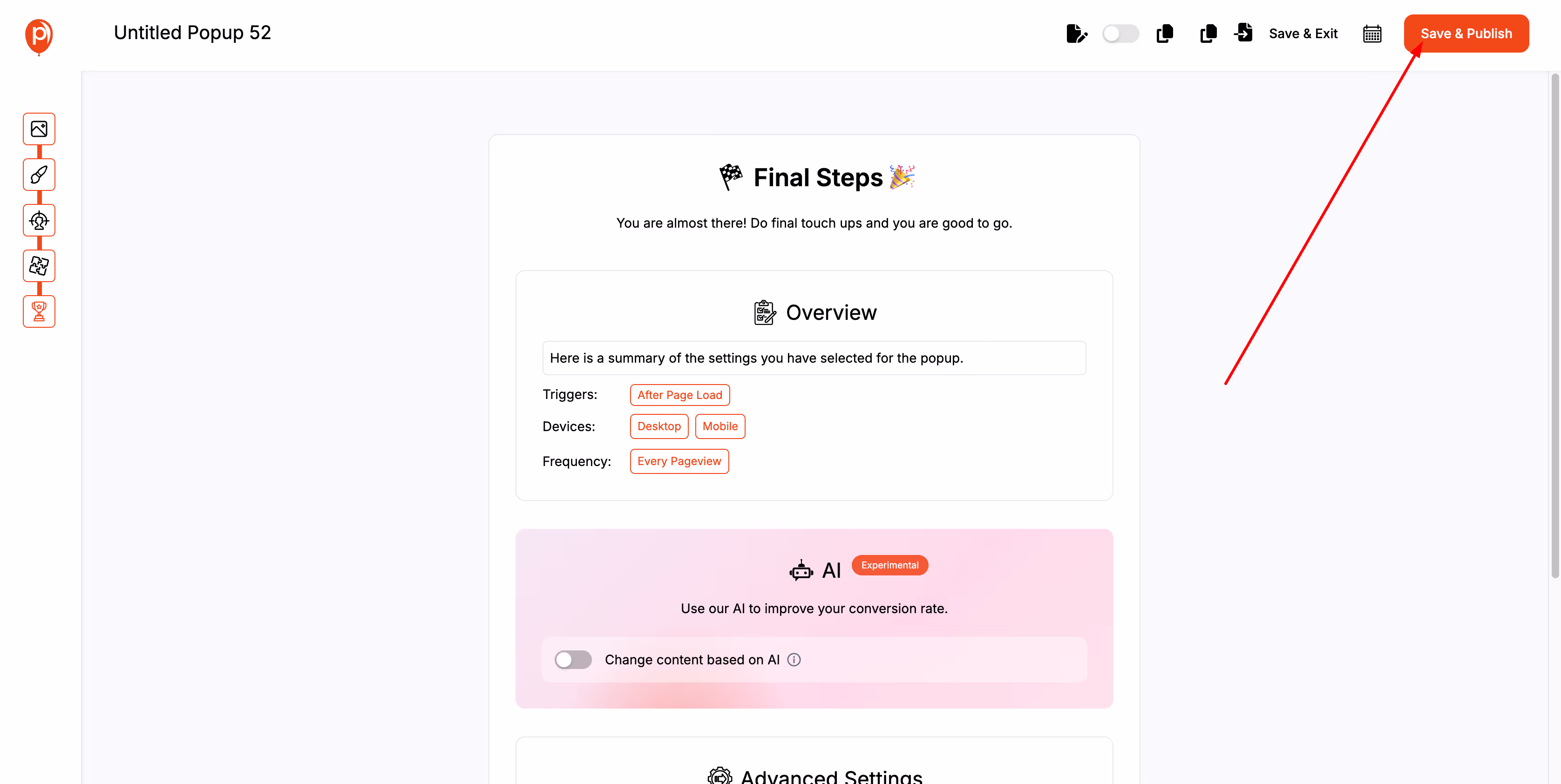 Publish and Manage