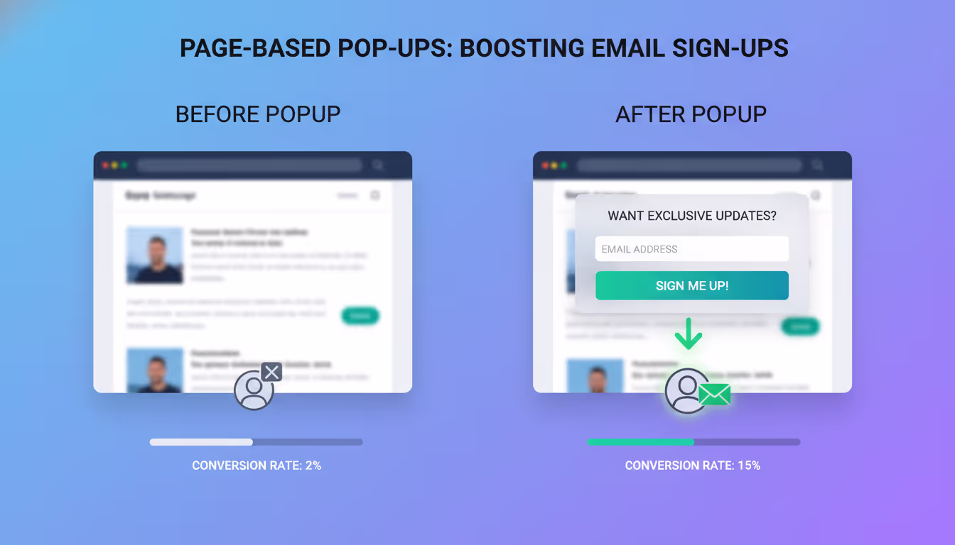 The Role of Page-based Popups in Conversion Optimization