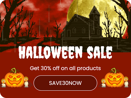 Spooky Welcome Popup