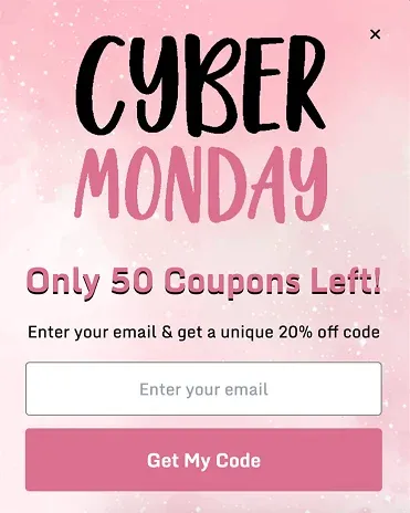 Last-Minute Offer Popup to Save the Sale