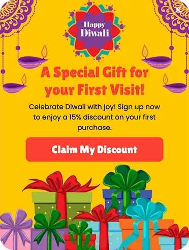 First-Time Visitor Offer with Festive Themes