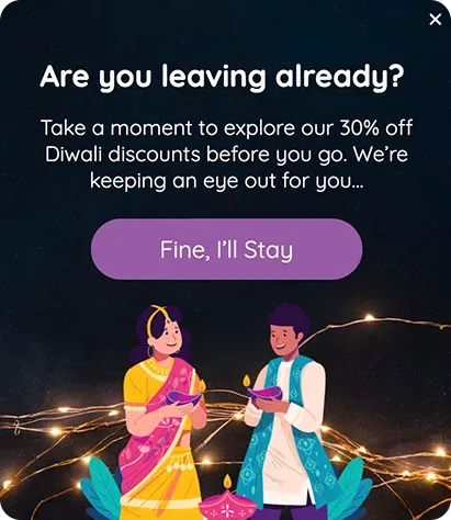 Cart Abandonment Popup with Festive Incentives