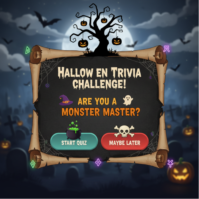 Halloween Quiz Popup