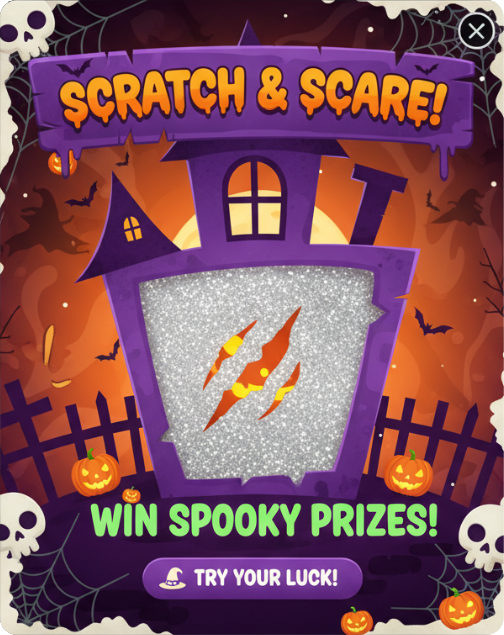 Scratch-to-Win Popup