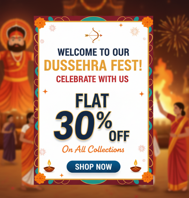 Welcome Popup with Festive Dussehra Discount