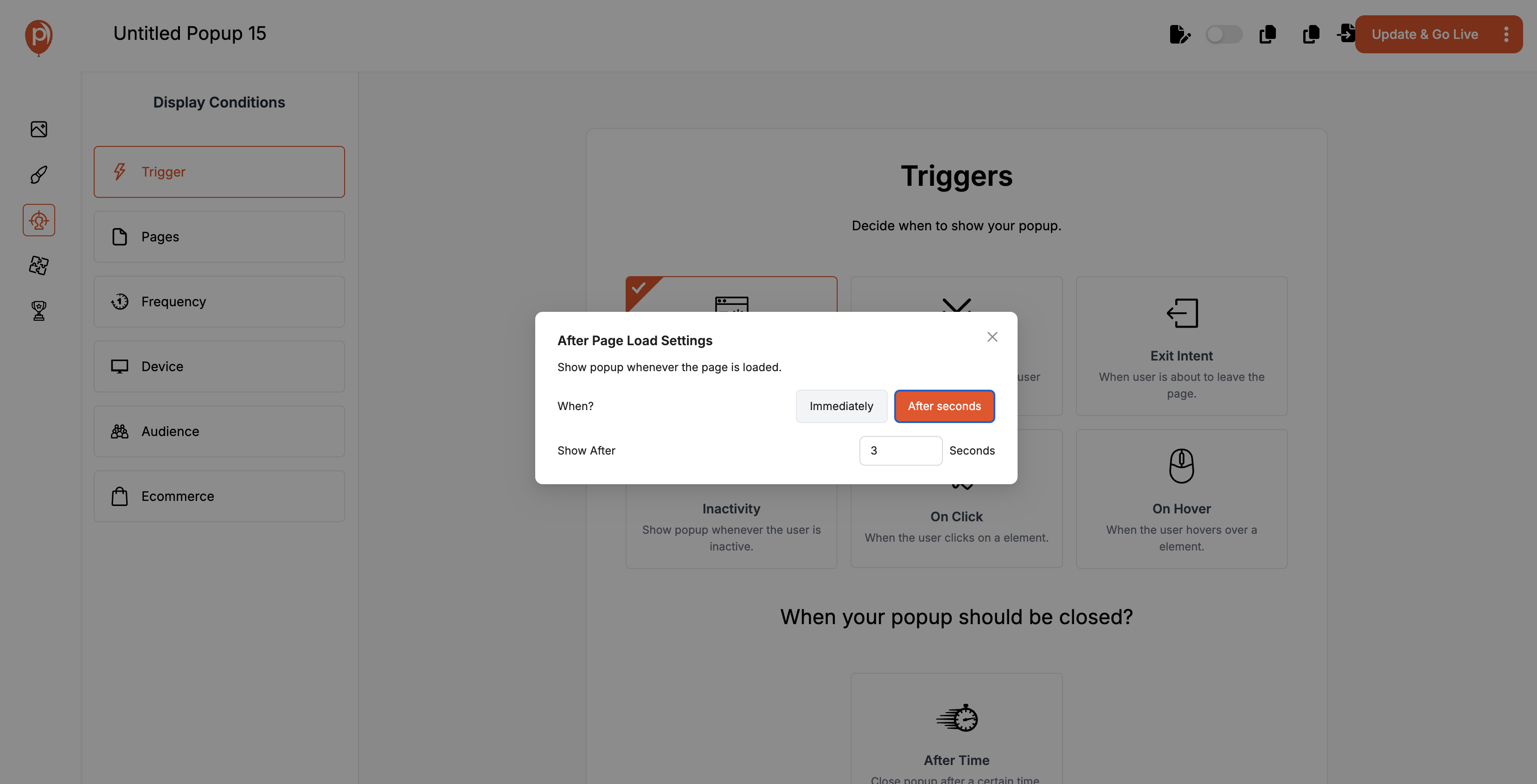 Timing Triggers