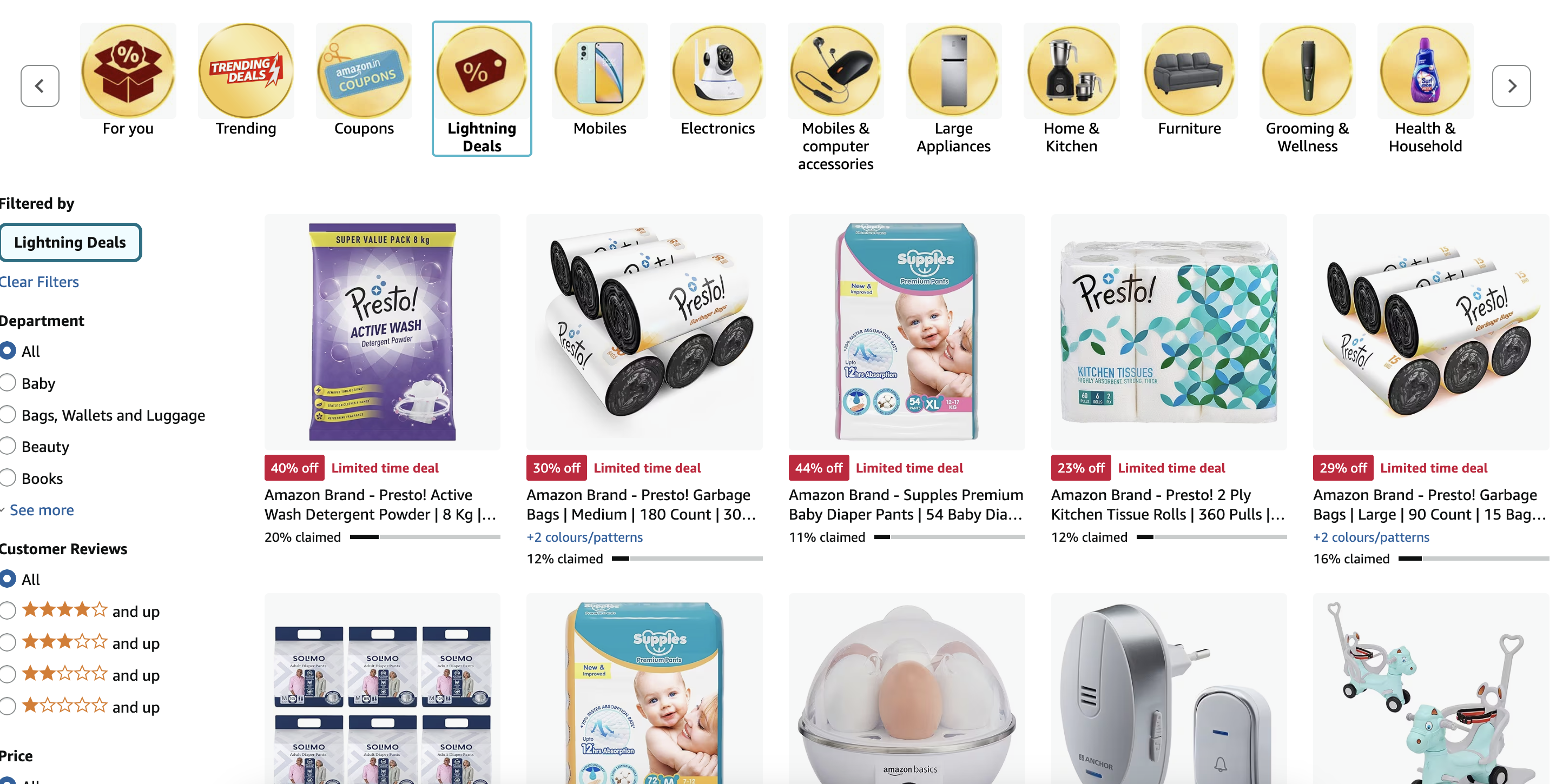 Amazon’s Lightning Deals