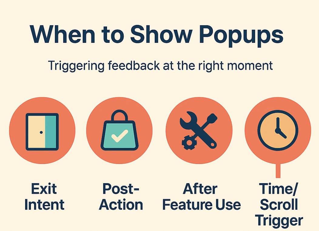 When and Where to Show Rating Popups