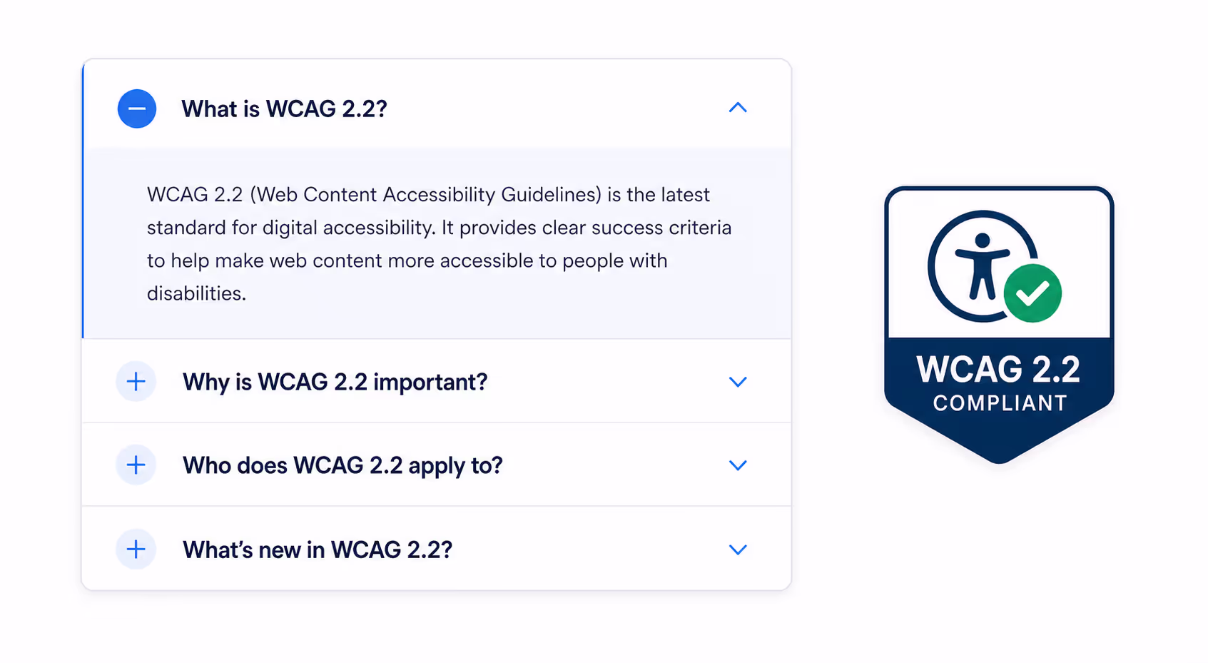 Accordion WCAG 2.2 Compliant