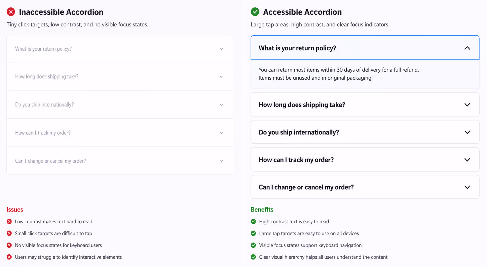 mistakes that quietly break accordion accessibility