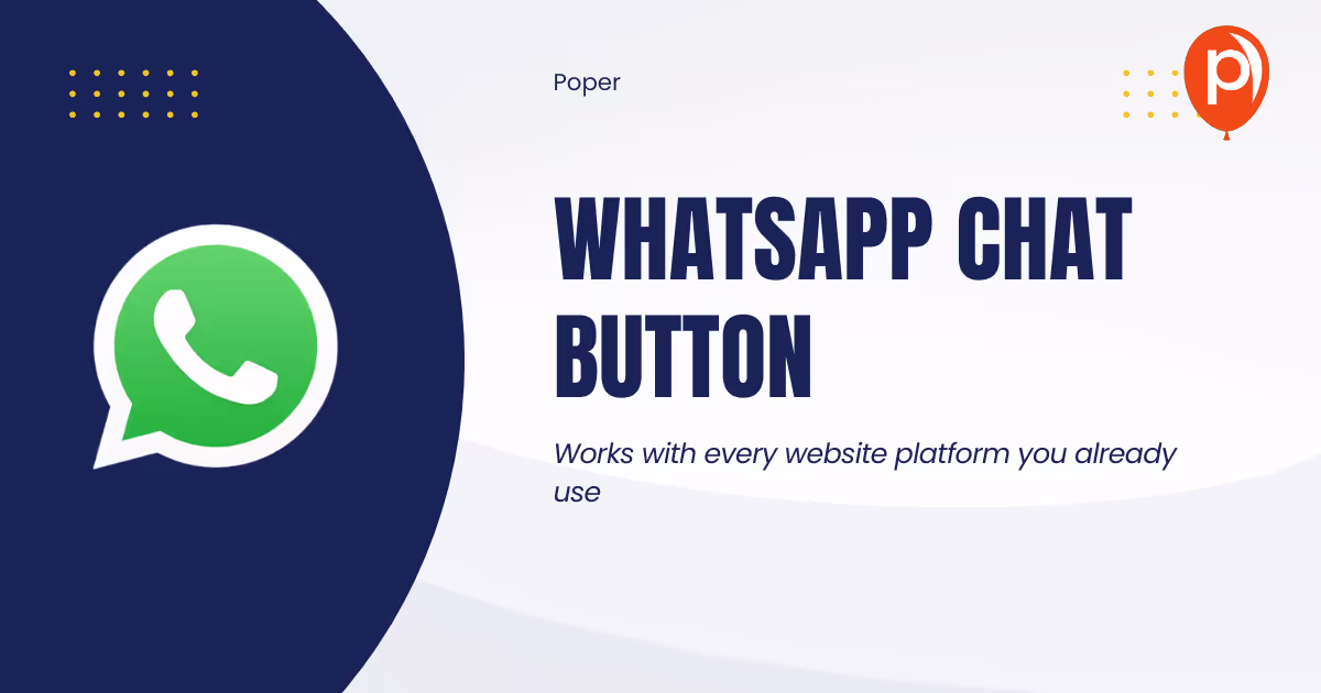 whatsapp chat button website