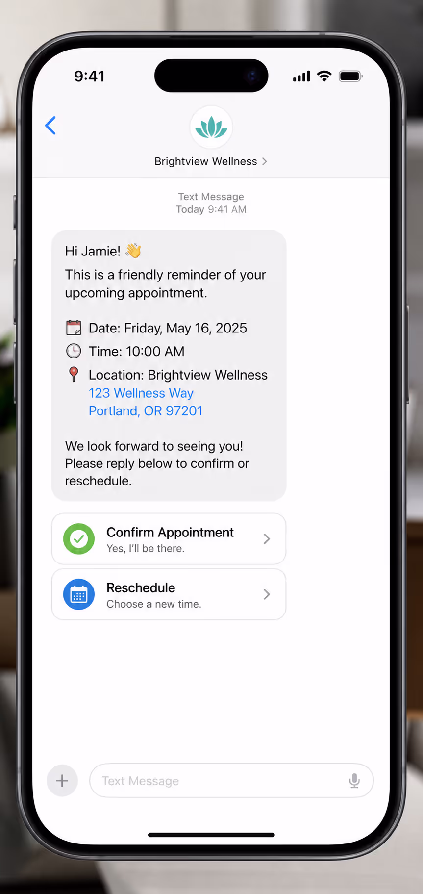 Confirm Appointment Reminder