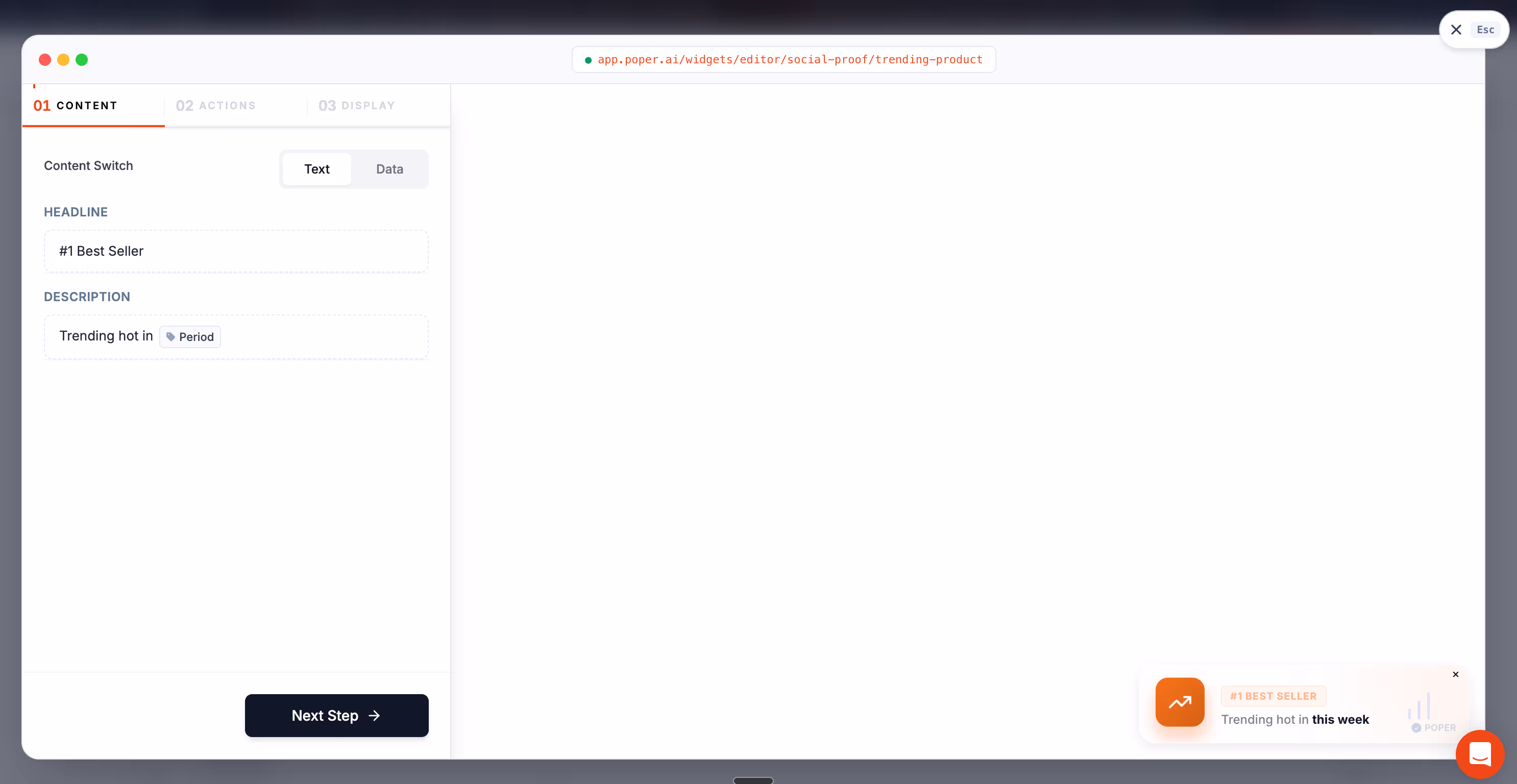 Trending Product Notification