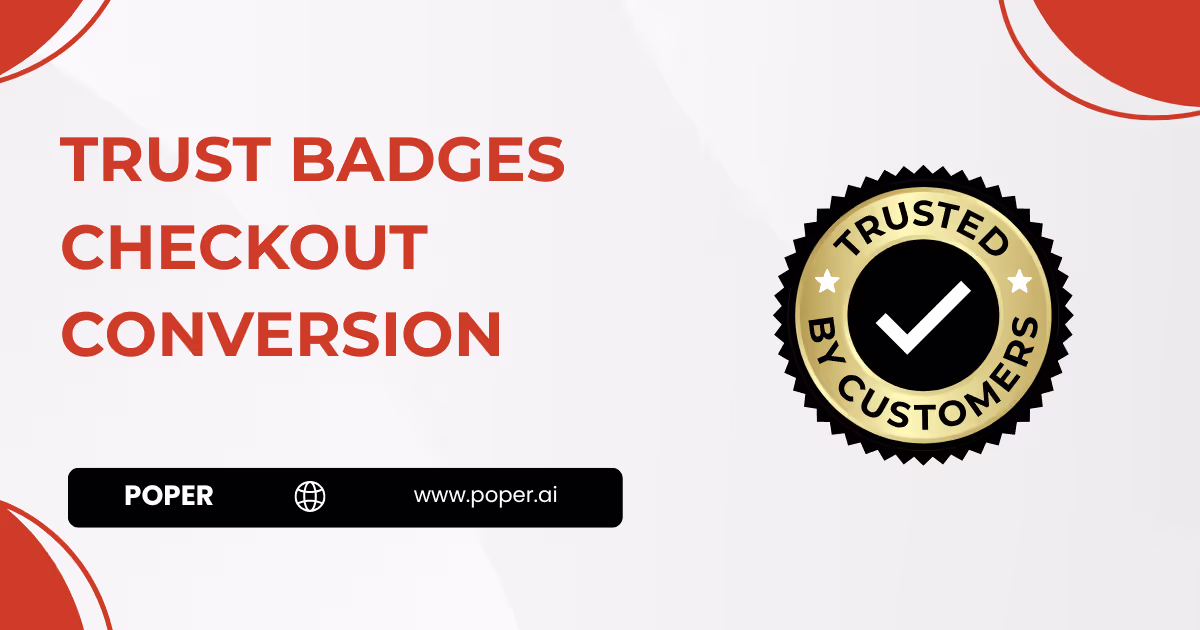 Trust Badges Checkout Conversion