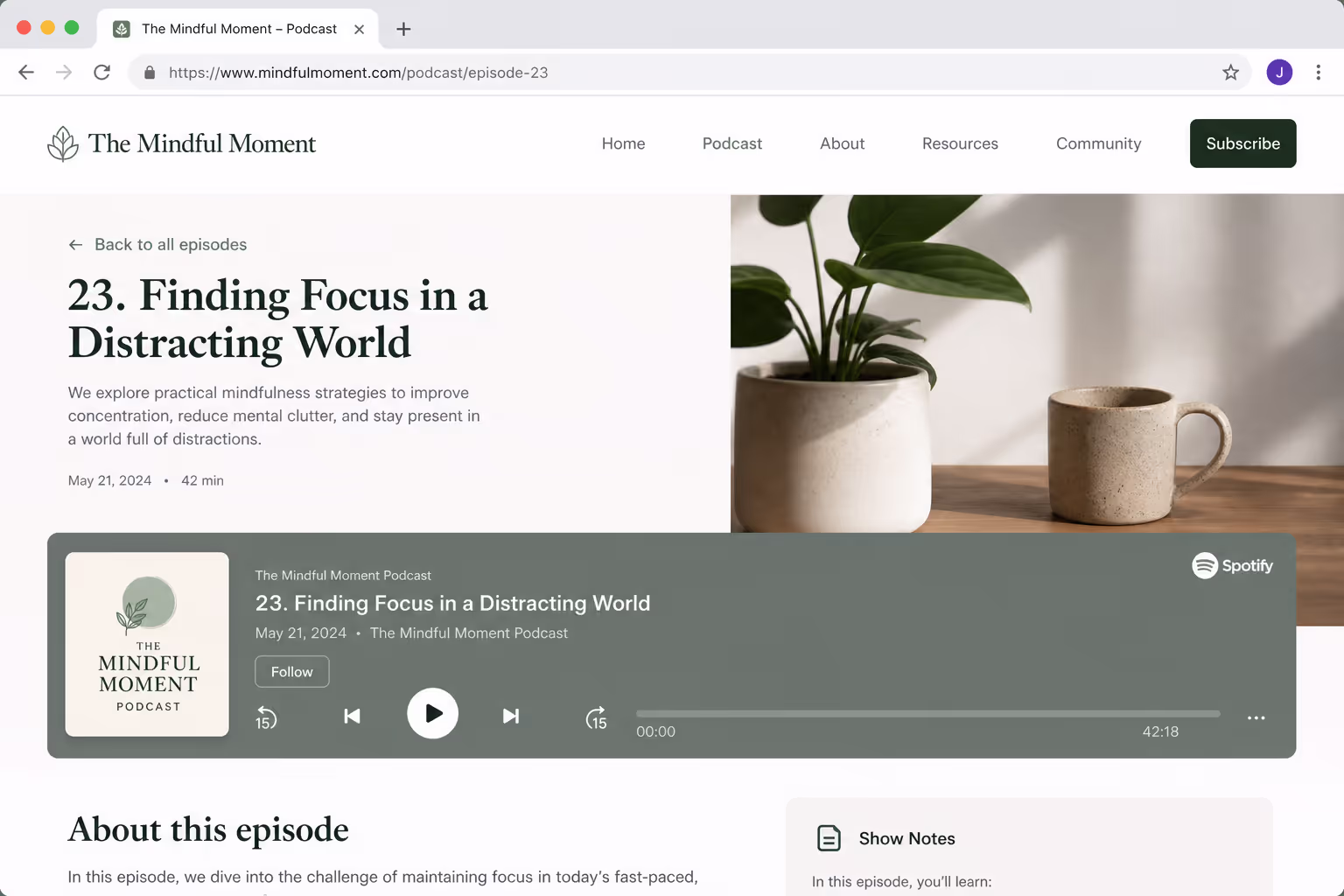 Embed a Podcast in Website