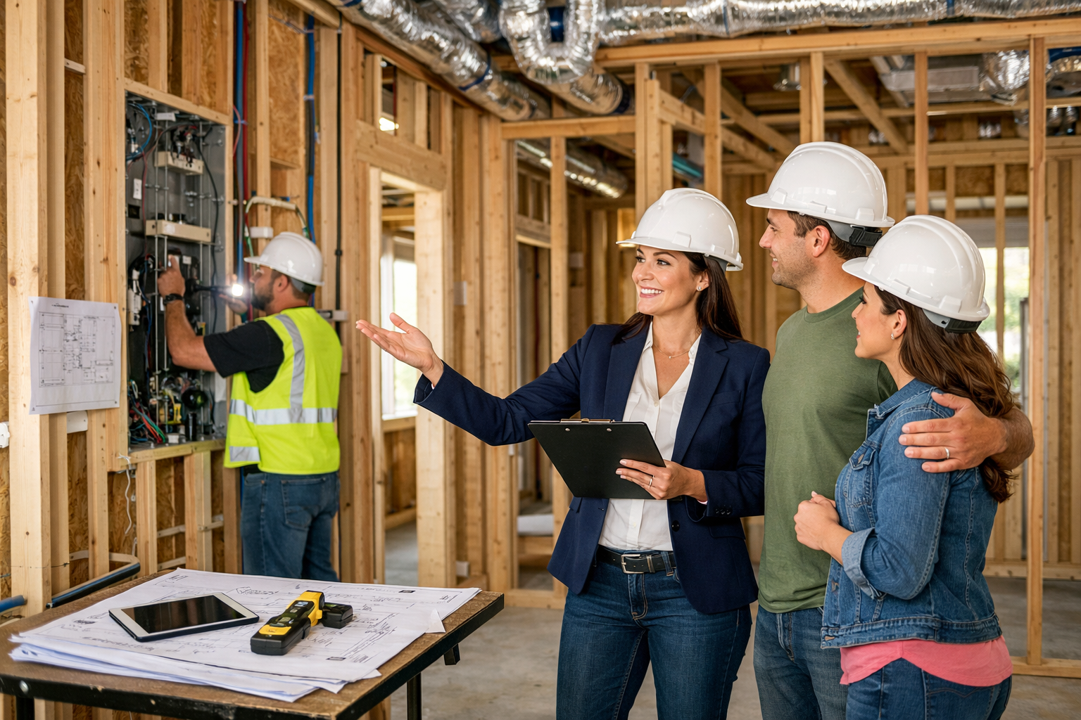 Sacramento New Construction Pre-Drywall Phase Inspection Sacramento new construction buyer representation coordinating pre-drywall inspection of framing and systems