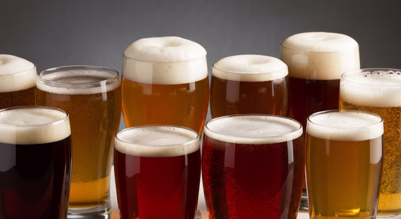 glasses of beer