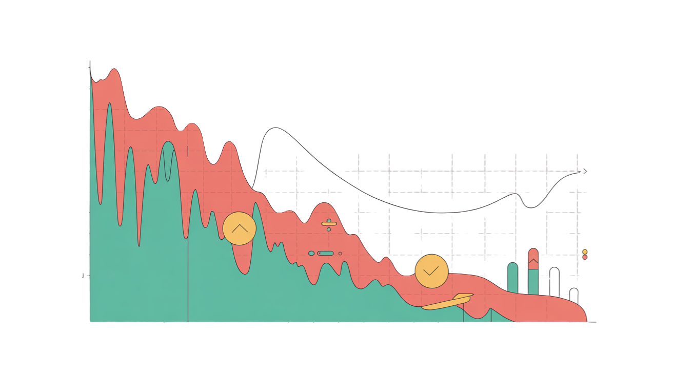 Dashboard chart showing TACoS decline after optimization, PPC Maestro case example. Learn how to improve TACoS