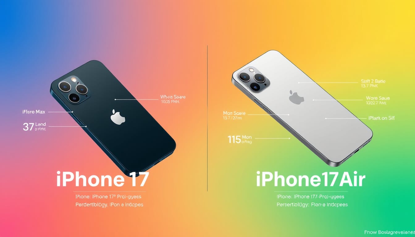 iPhone 17 Pro Max gegen iPhone 17 Air: Ein umfassender Vergleich der Spitzenmodelle 🔥