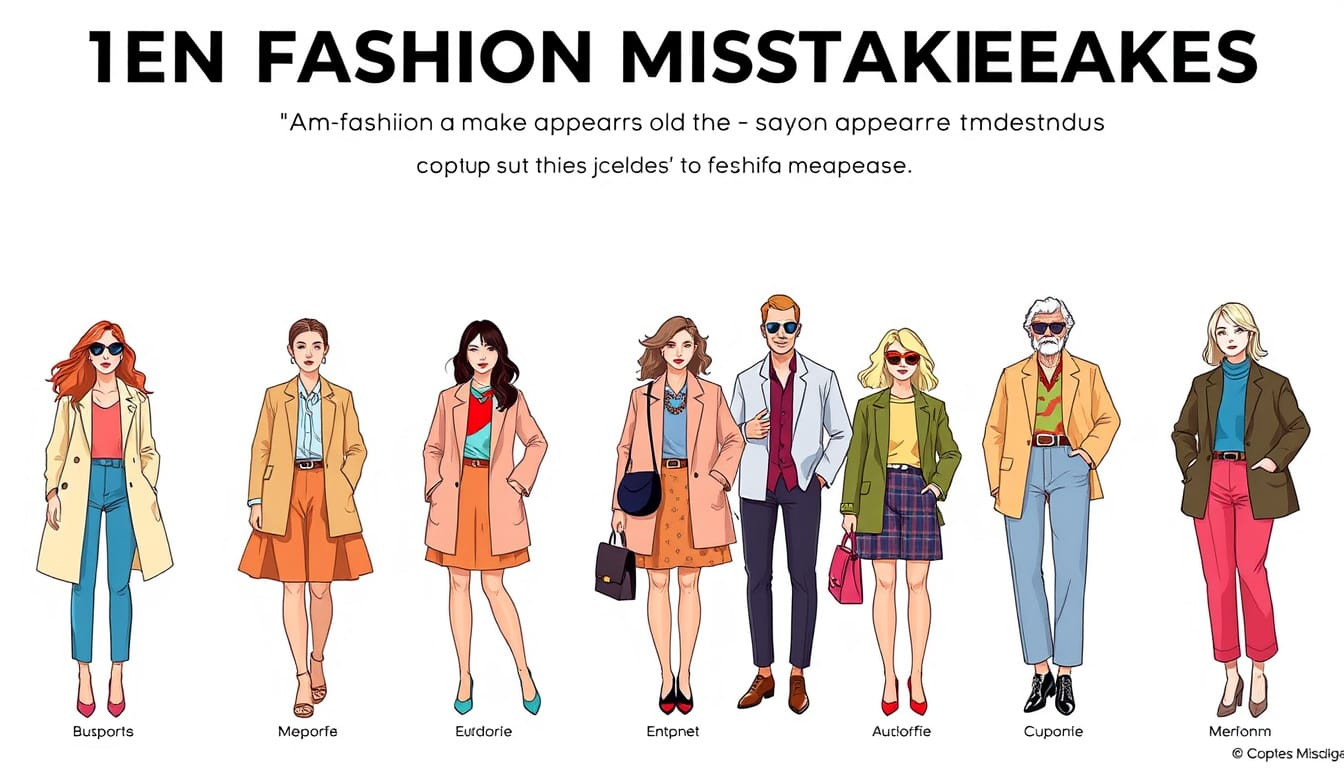 10 Modefehler, die dich älter und veraltet aussehen lassen!