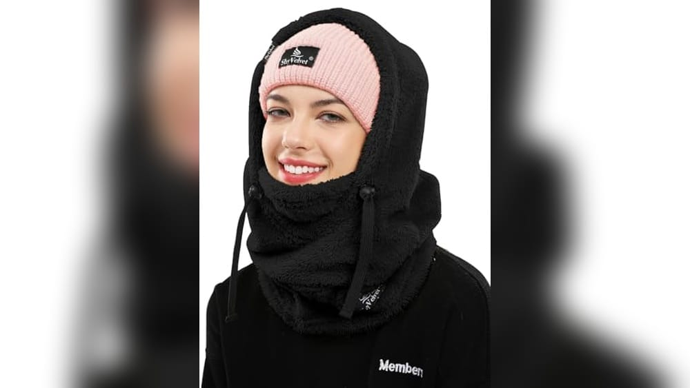 Shy Velvet Balaclava Wind-Resistant Ski Mask: Warme Wintermaske für Damen und Herren