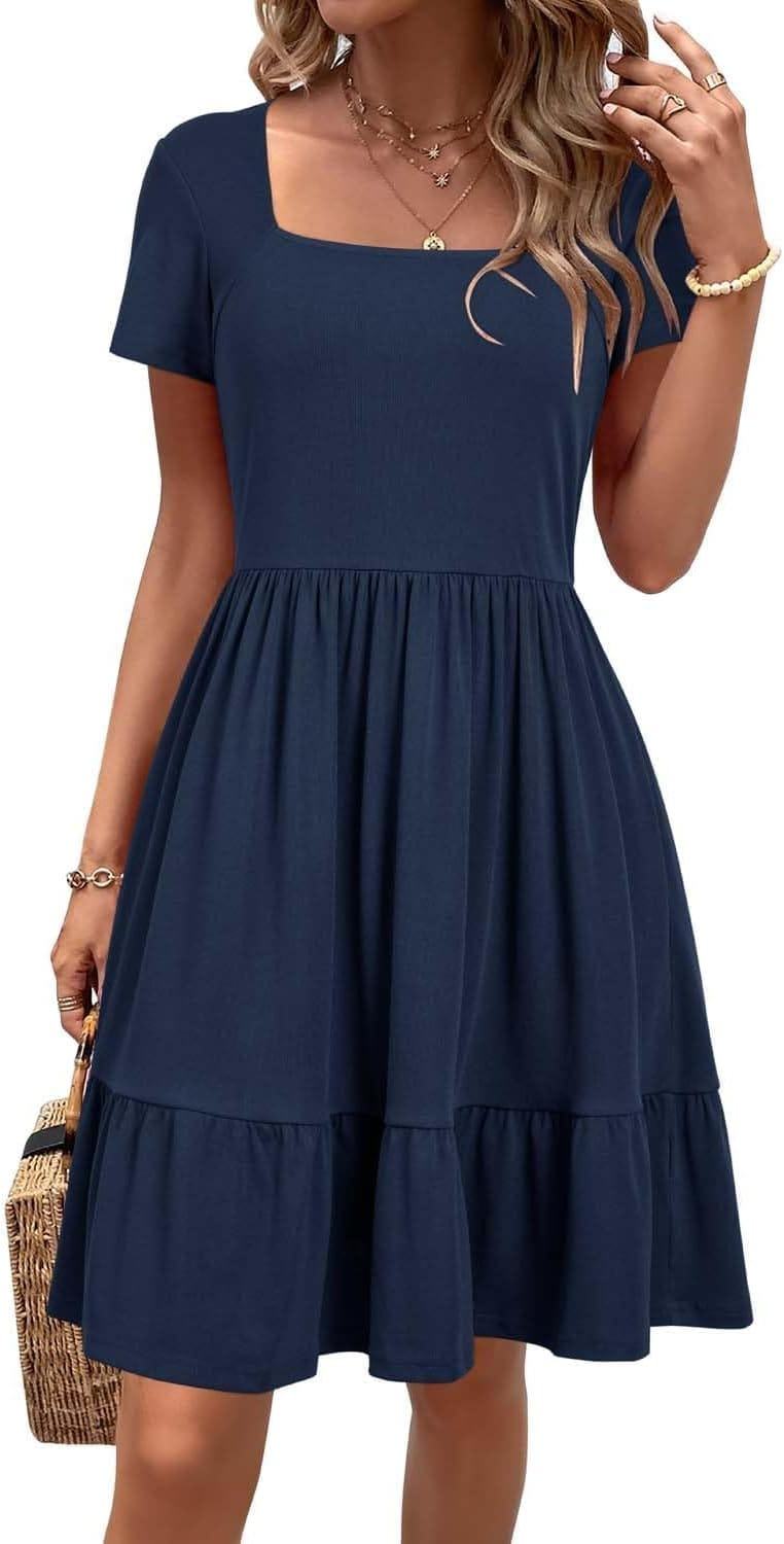 Elegantes Sommerkleid mit Taschen: Das perfekte Strandoutfit für Damen