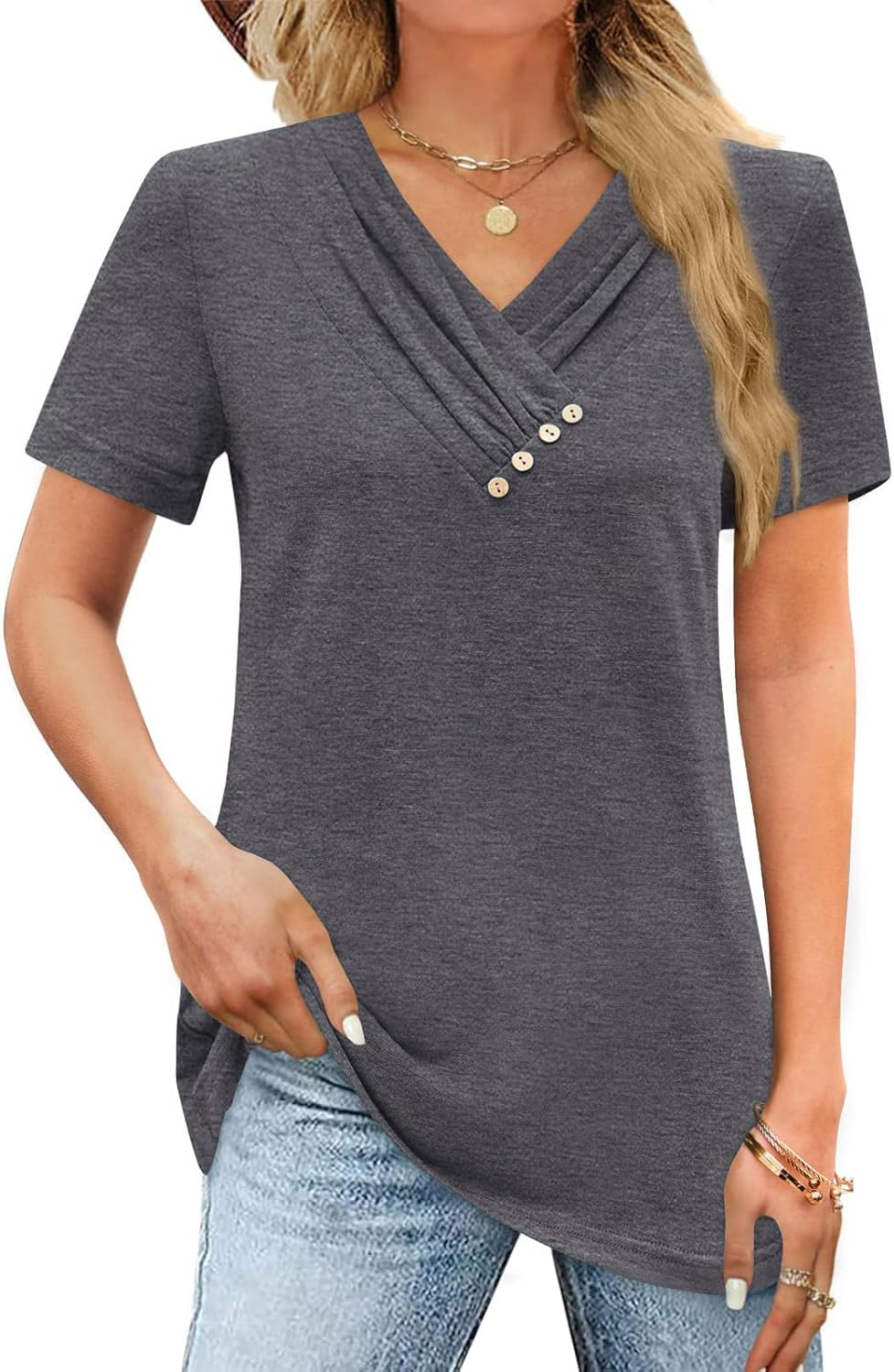 iudam Damen T-Shirt: Der perfekte Sommerbegleiter für lässige Looks!