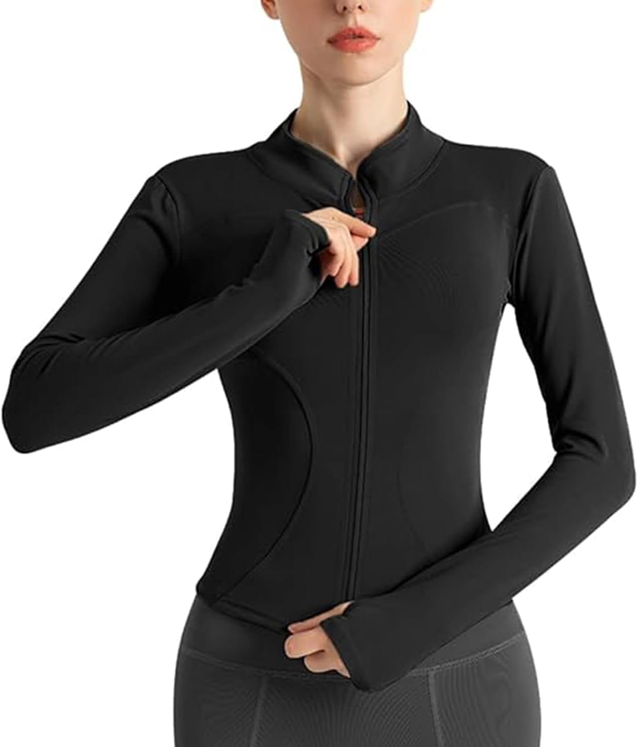 „Sportshirt für Damen: Die perfekte Fitnessjacke für Yoga und Laufen!“