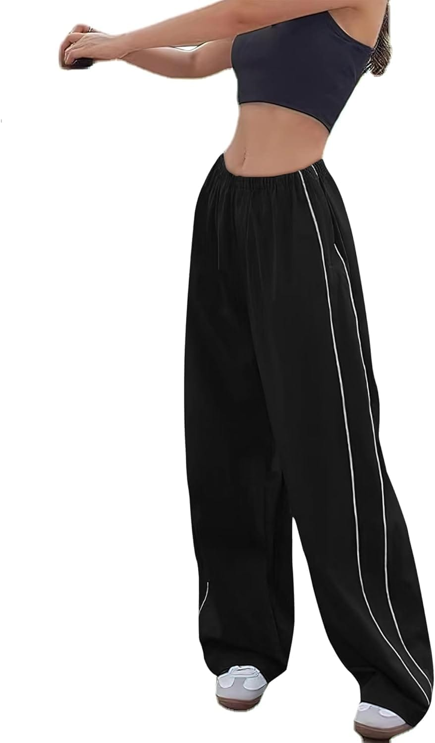 Stylische Y2K Track Pants für Damen: Bequeme Vintage Baggy Hosen im Test!