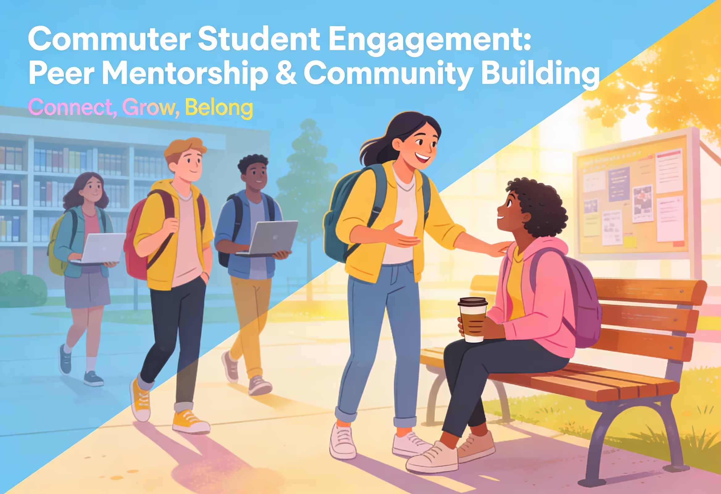 Commuter Students Building Peer Connections on Campus Commuter student engagement through peer mentorship and campus community building