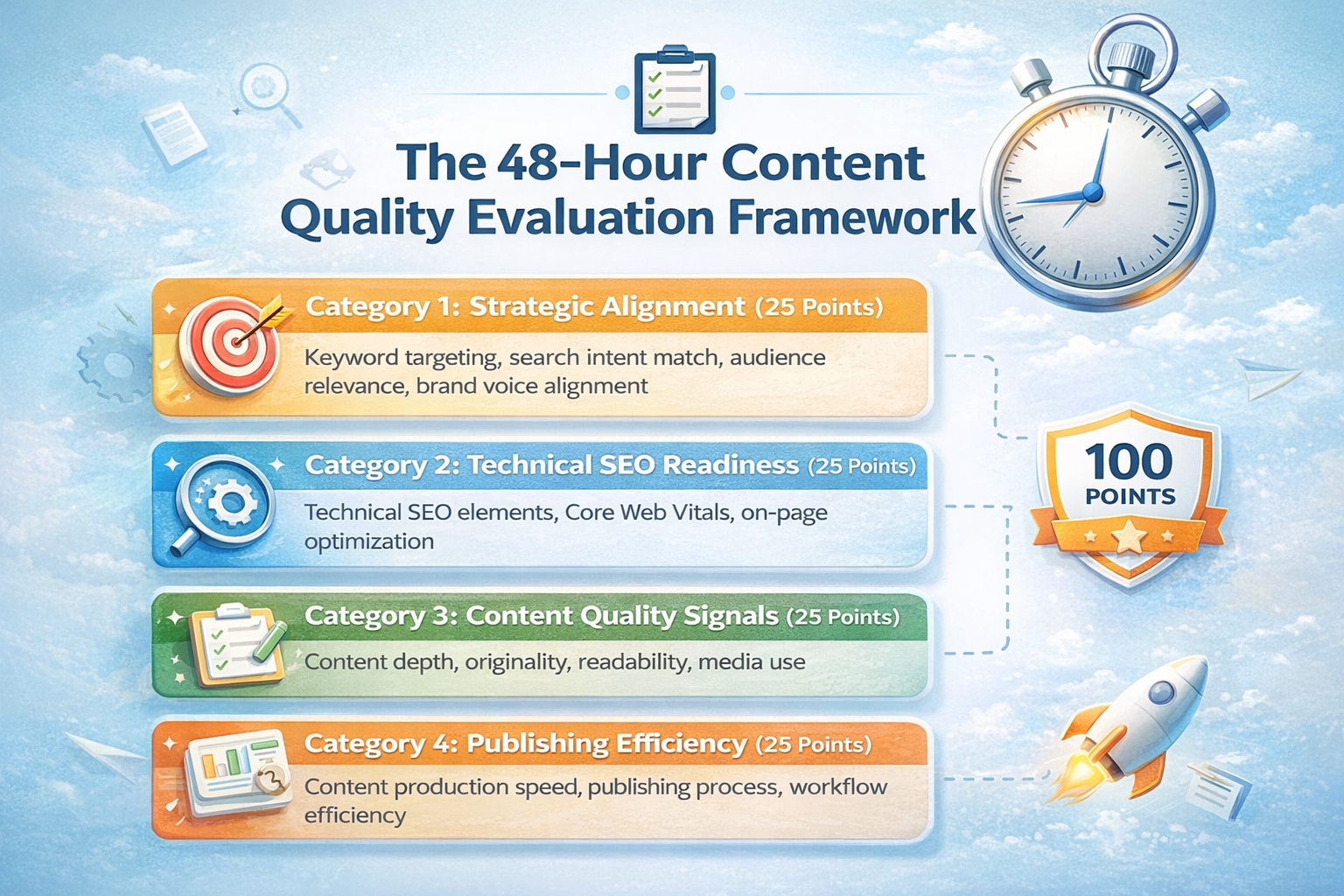 48-hour Content Quality Evaluation
