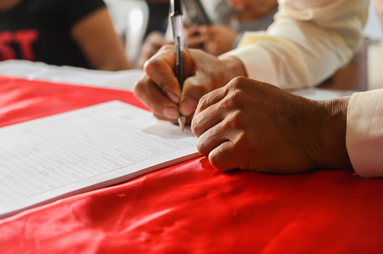 Notary stamp on multiple documents