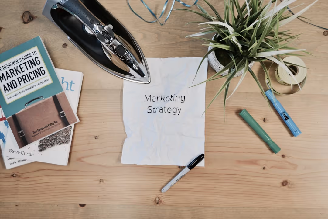 A team analyzing data and planning a digital marketing strategy.