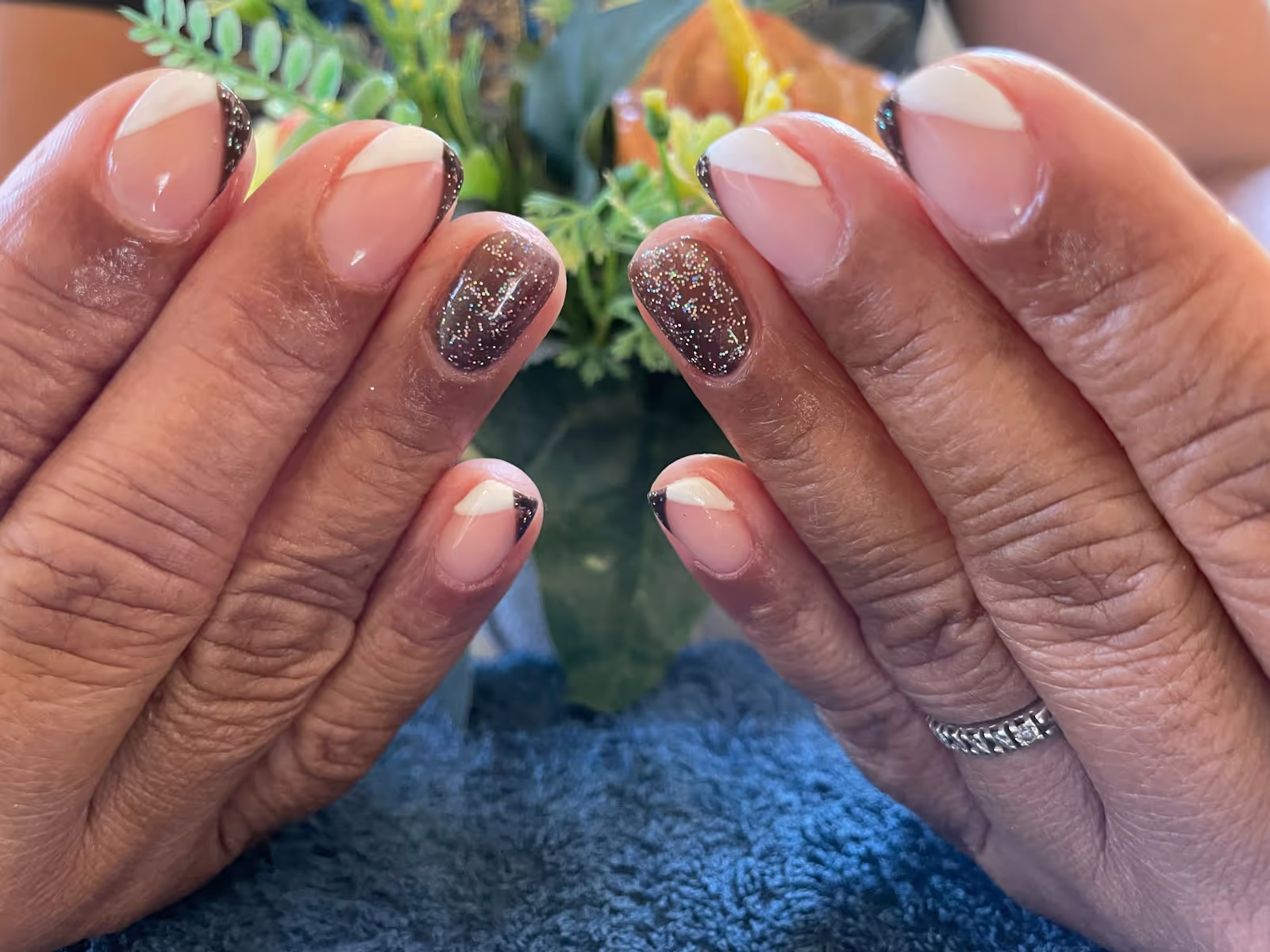 Beautifully painted nails after a luxurious manicure