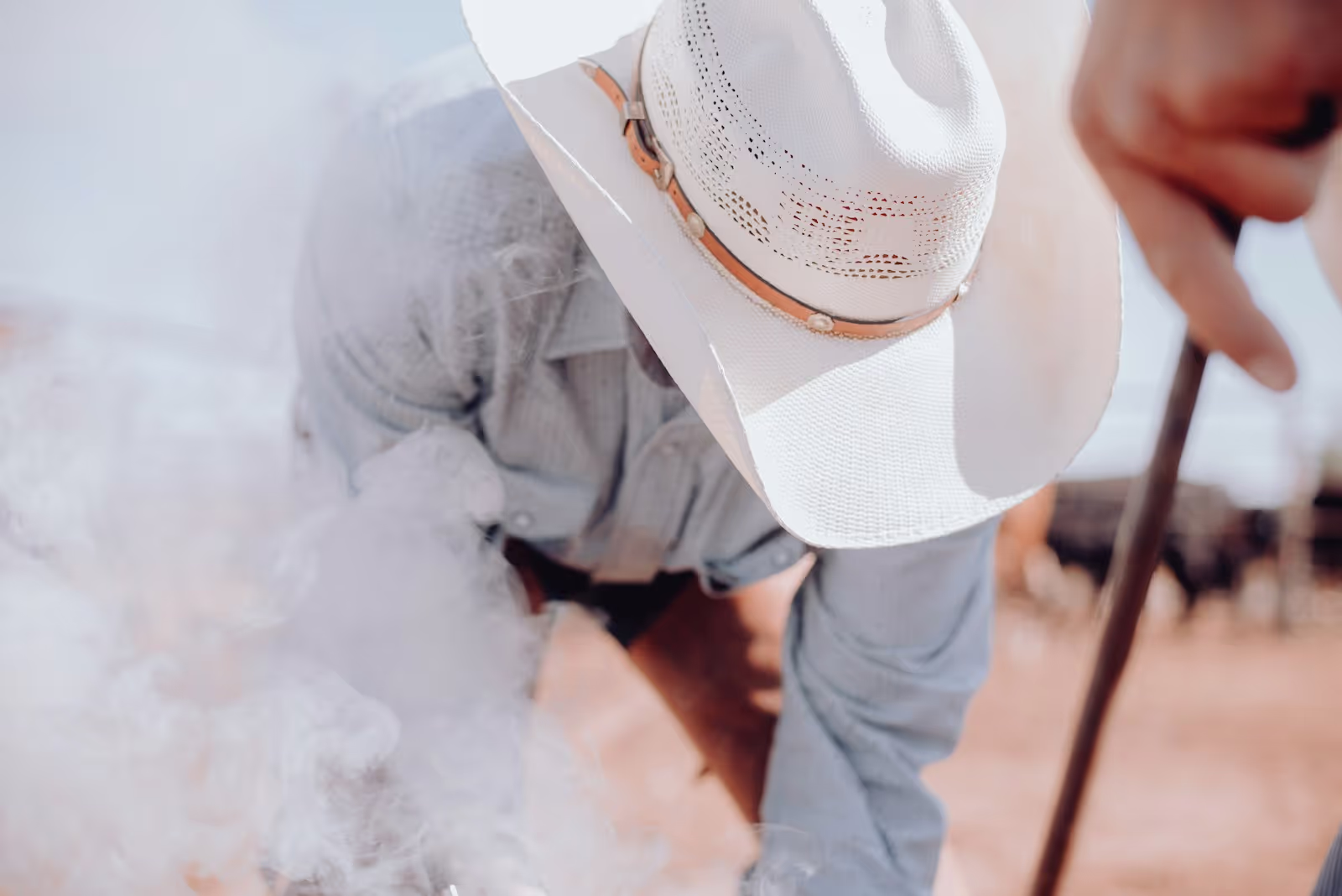 A cowboy on horseback at the Boondocks Wild West Fest rodeo