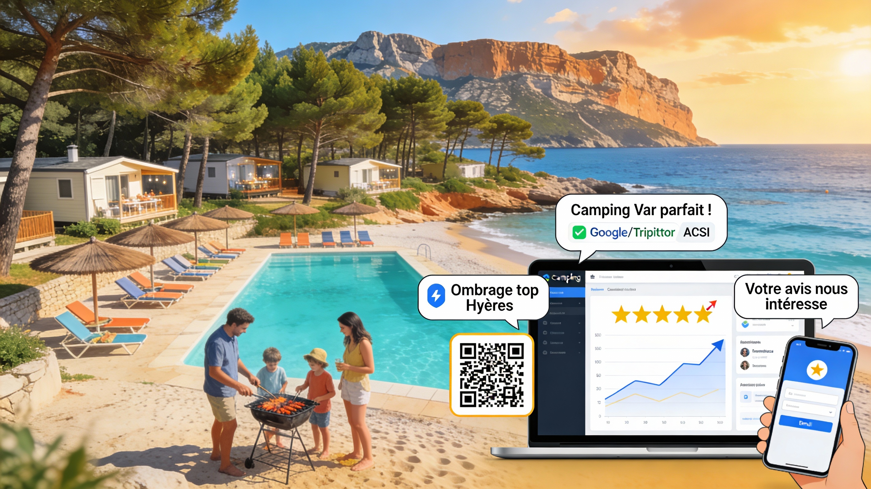 avis clients camping var