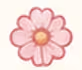 Pink flower icon