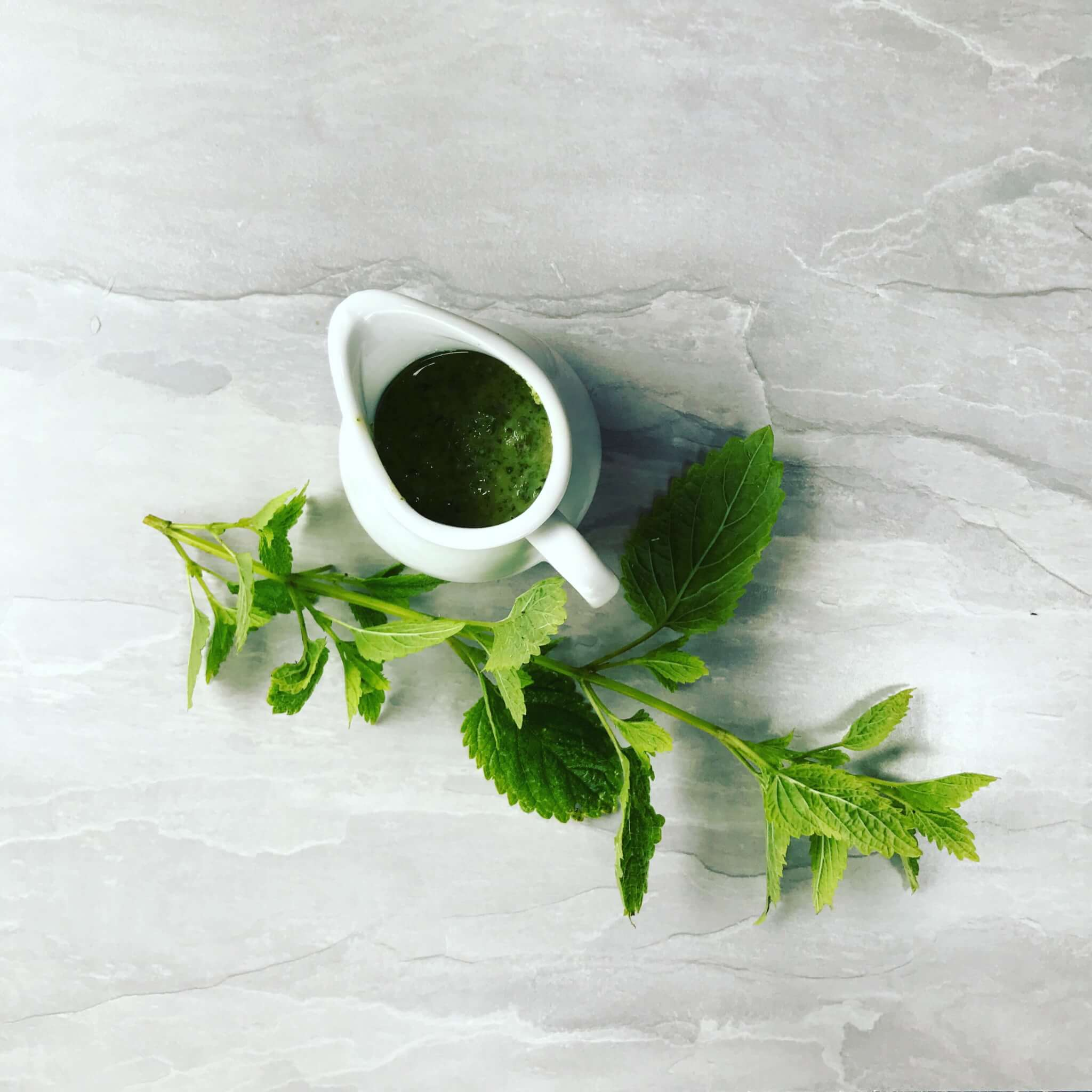 A Recipe for Lemon Balm Salsa Verde with Lime