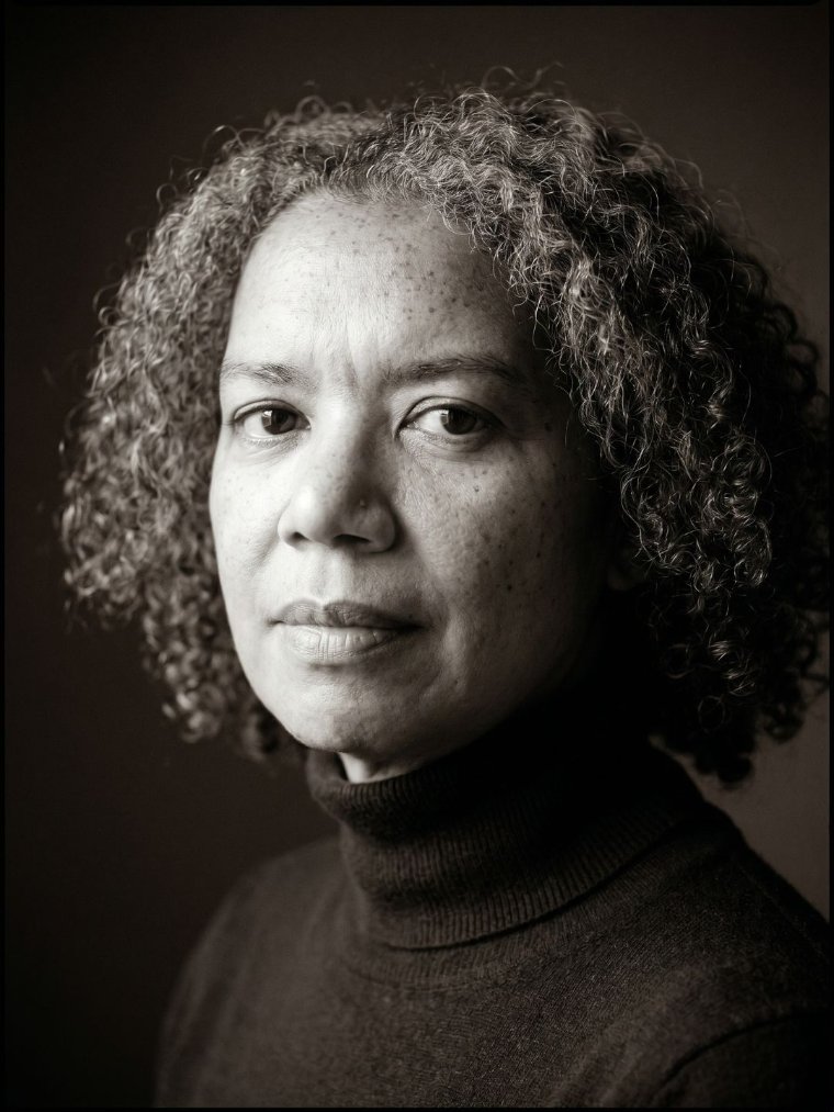 Dr Catriona Walsh, author of Contrasts — black-and-white portrait
