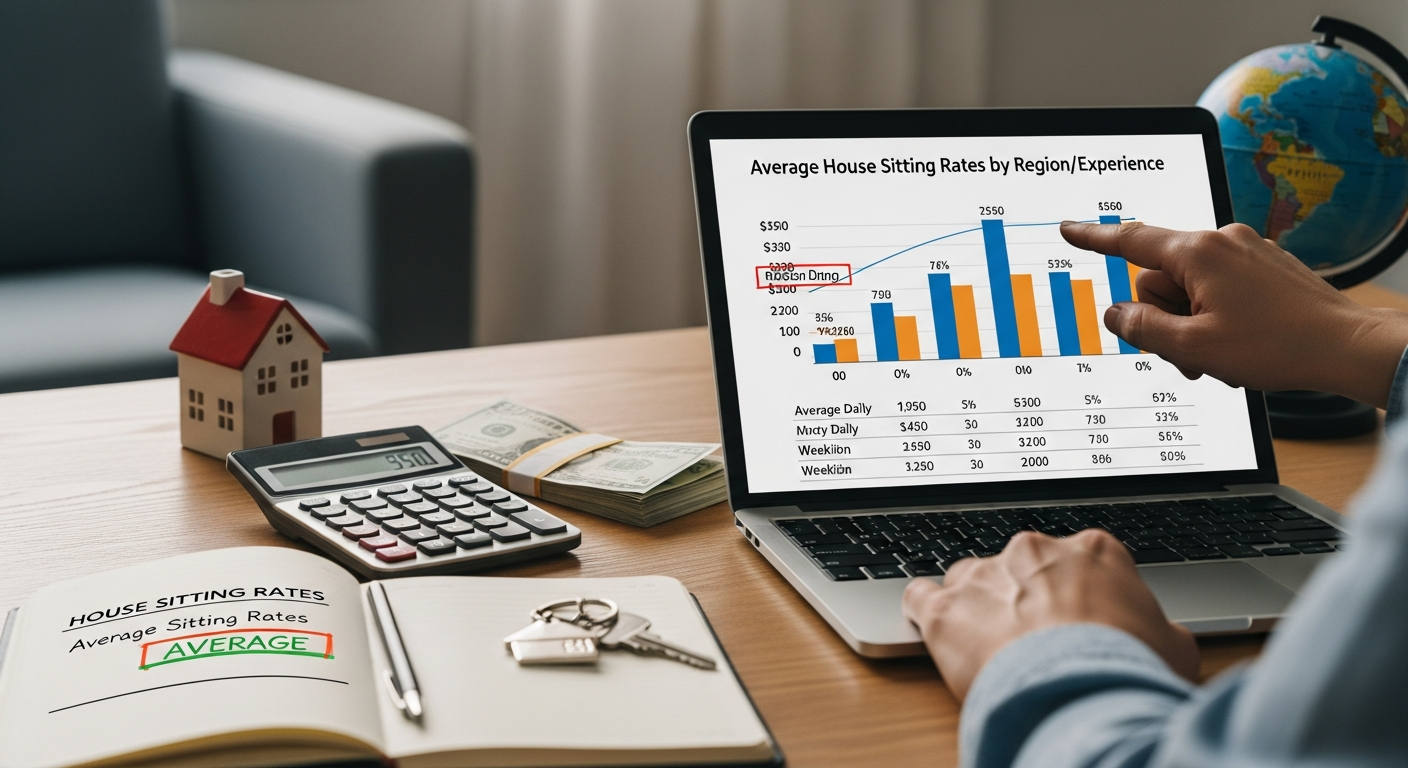 average pay for house sitters