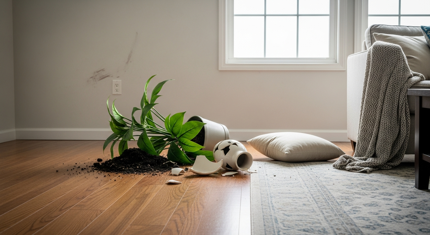 damaging property during a house sit