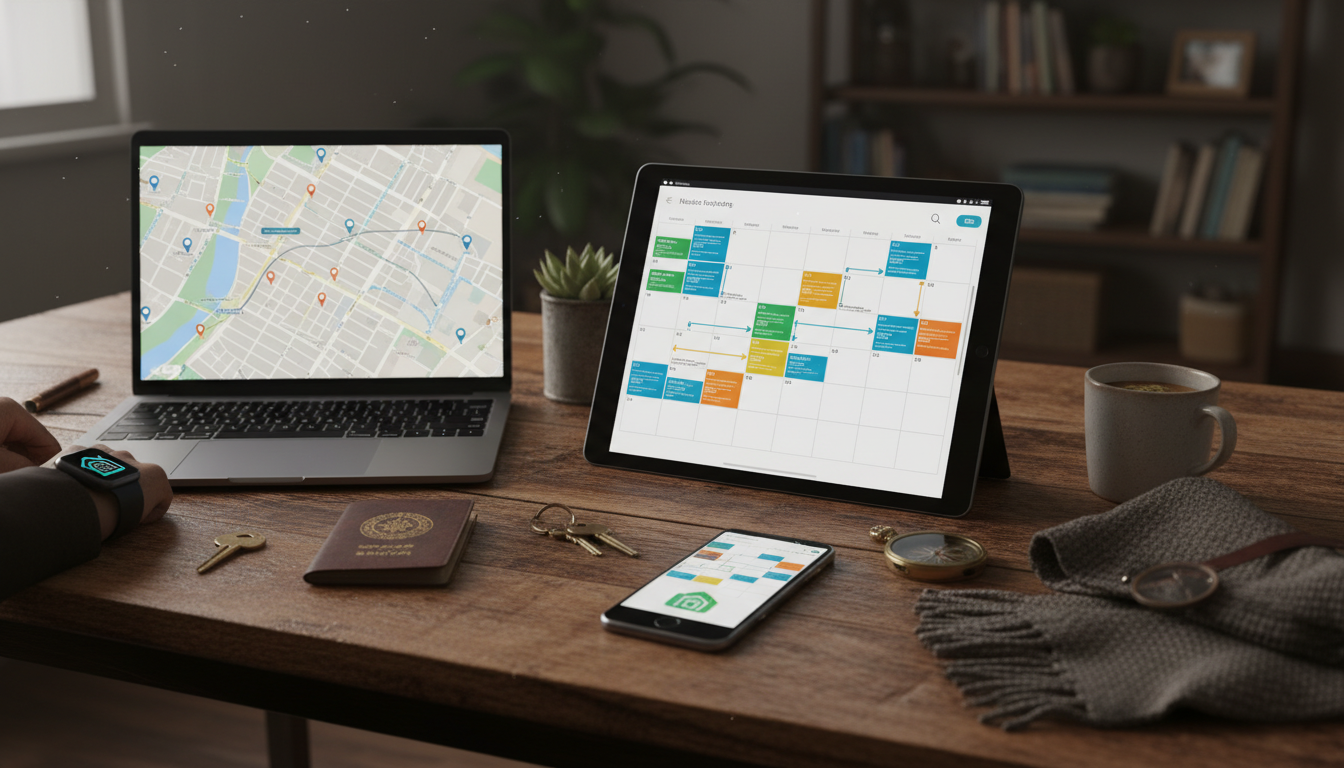 Using a calendar to coordinate multiple house sits