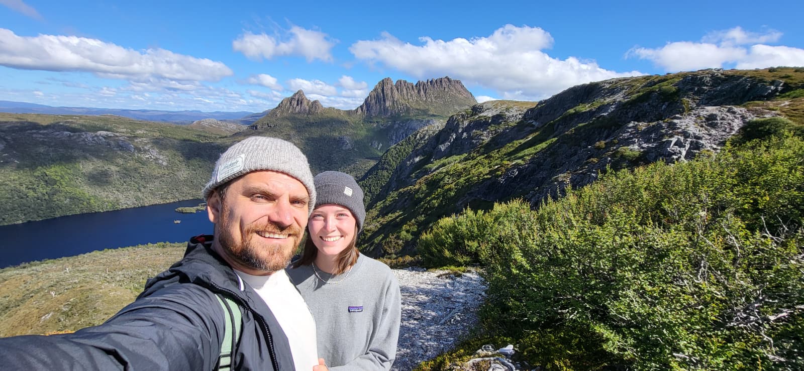 Konrad and Caro in Tasmania, 