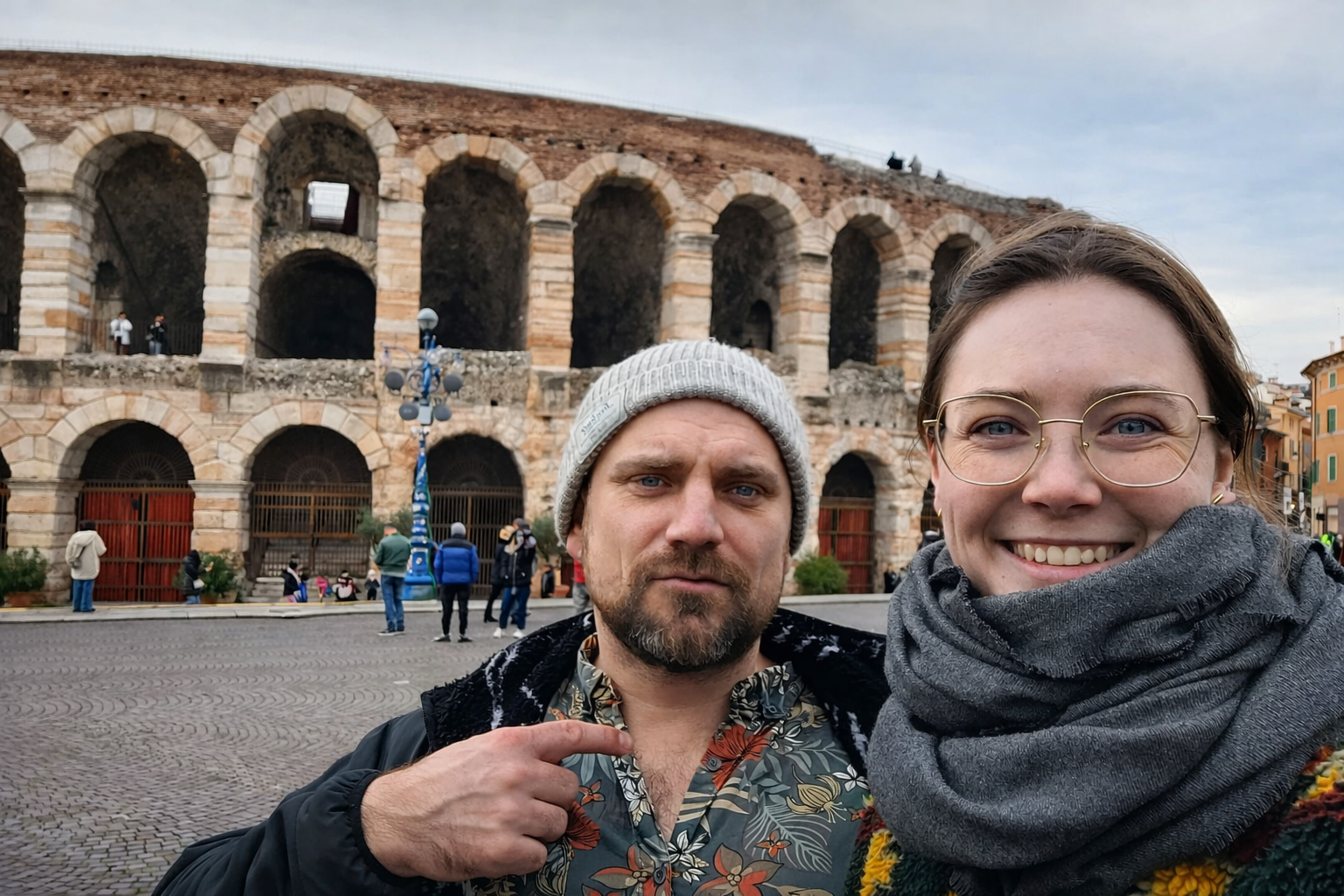 Konrad and Caro in Verona