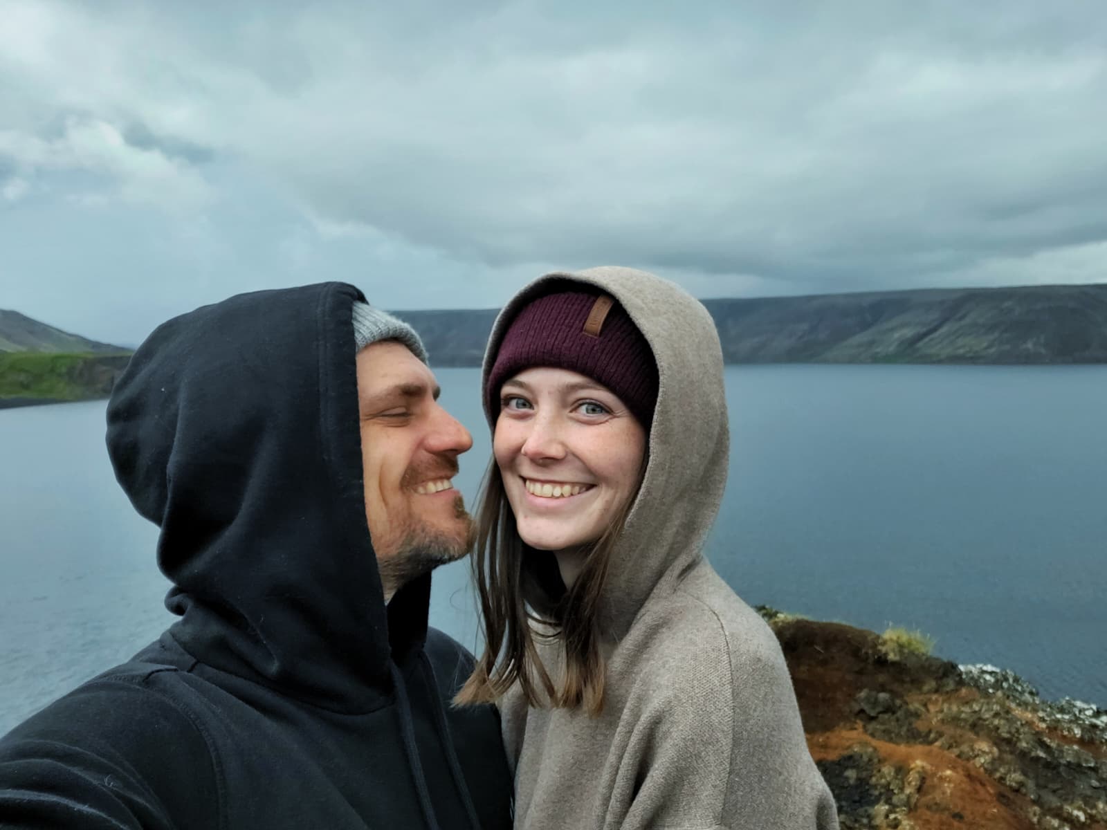 Konrad and Caro in Iceland