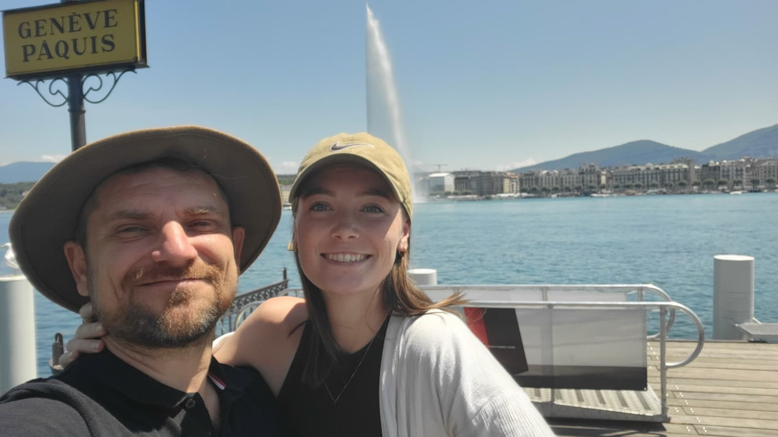 Konrad and Caro in Geneva Switzerland