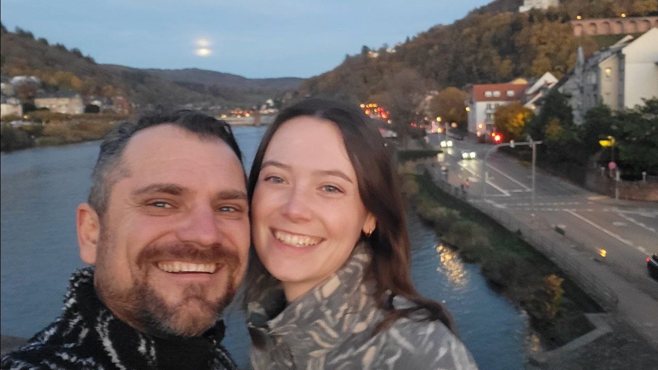 Konrad and Caro in Hildeberg Germany