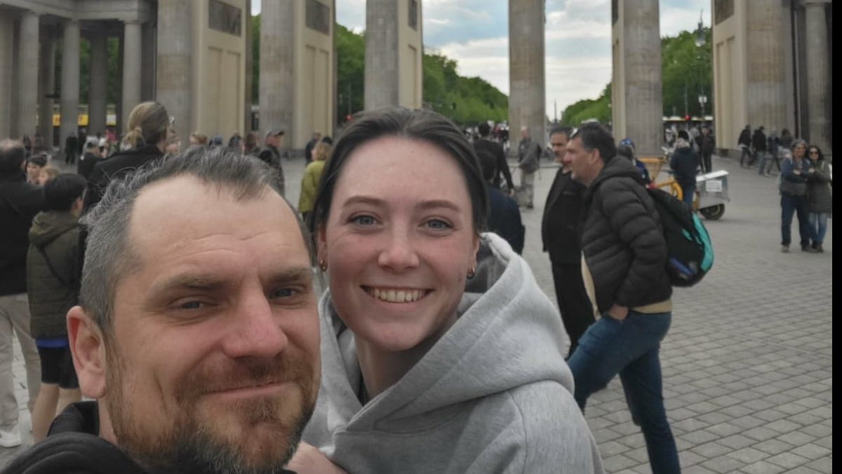 Konrad and Caro in Berlin Germany